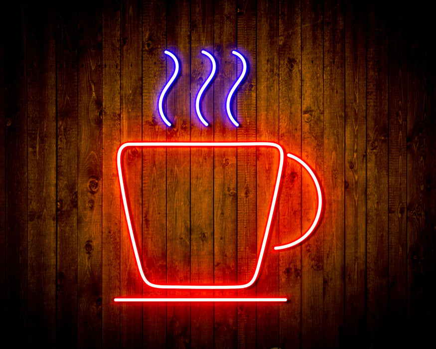 Coffee Cup Flex Silicone LED Sign (Neon-Style, LED Technology) - Way Up Gifts
