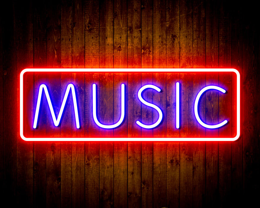 Music Flex Silicone LED Sign (Neon-Style, LED Technology) - Way Up Gifts