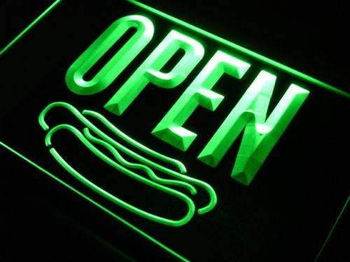 Hot Dogs Open LED Light Sign - Way Up Gifts