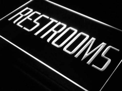 Restrooms LED Light Sign - Way Up Gifts