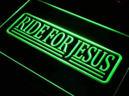 Ride for Jesus LED Light Sign - Way Up Gifts