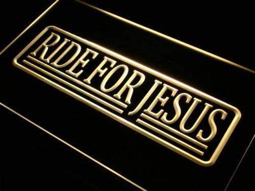 Ride for Jesus LED Light Sign - Way Up Gifts