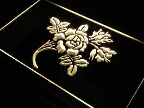 Rose Flower LED Light Sign - Way Up Gifts