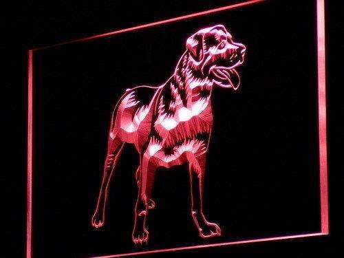 Rottweiler Dog LED Light Sign - Way Up Gifts