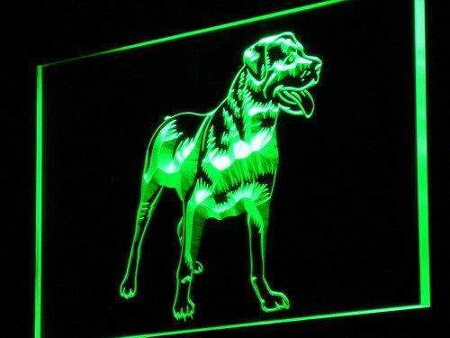 Rottweiler Dog LED Light Sign - Way Up Gifts
