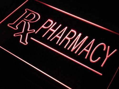 Rx Pharmacy LED Light Sign - Way Up Gifts