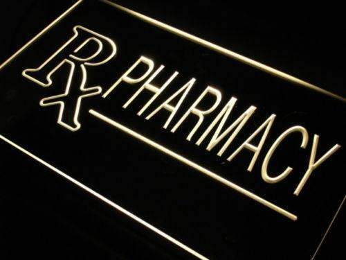 Rx Pharmacy LED Light Sign - Way Up Gifts