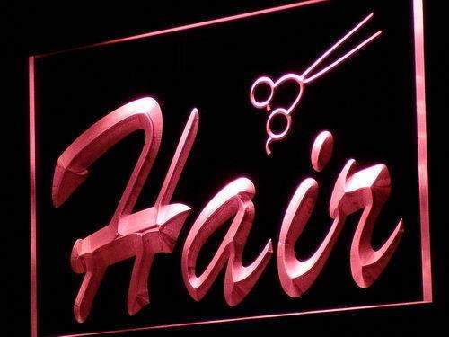 Scissors Hair Cut LED Light Sign - Way Up Gifts