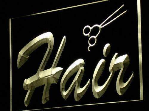 Scissors Hair Cut LED Light Sign - Way Up Gifts