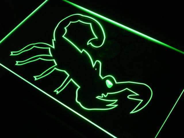 Scorpion LED Light Sign - Way Up Gifts