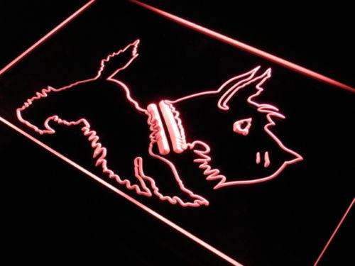 Scottie Dog LED Light Sign - Way Up Gifts