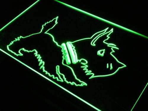 Scottie Dog LED Light Sign - Way Up Gifts