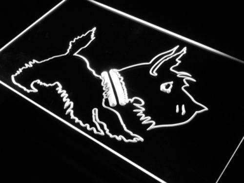 Scottie Dog LED Light Sign - Way Up Gifts