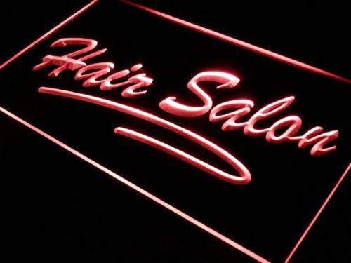 Script Hair Salon LED Light Sign - Way Up Gifts