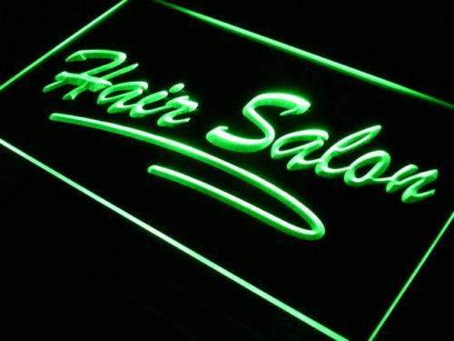 Script Hair Salon LED Light Sign - Way Up Gifts