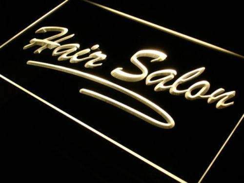 Script Hair Salon LED Light Sign - Way Up Gifts