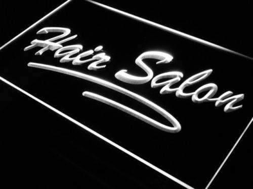 Script Hair Salon LED Light Sign - Way Up Gifts