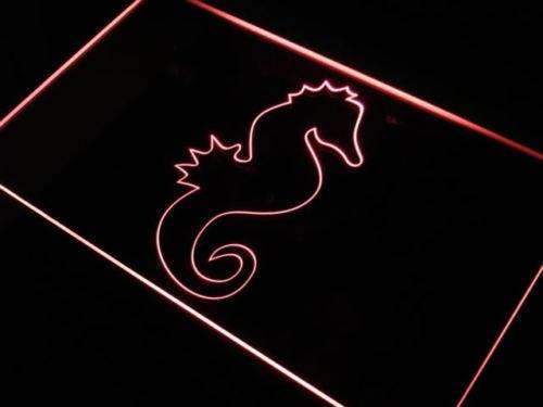Sea Horse Ocean Decor LED Light Sign - Way Up Gifts