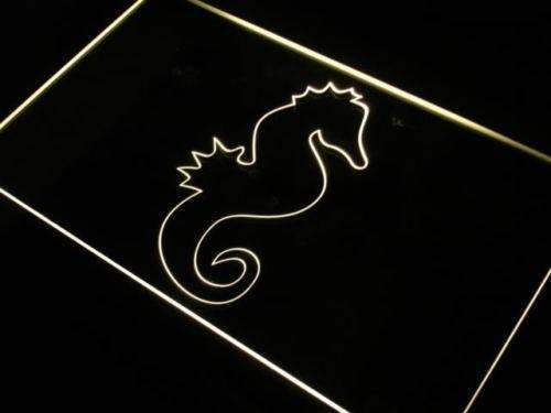 Sea Horse Ocean Decor LED Light Sign - Way Up Gifts
