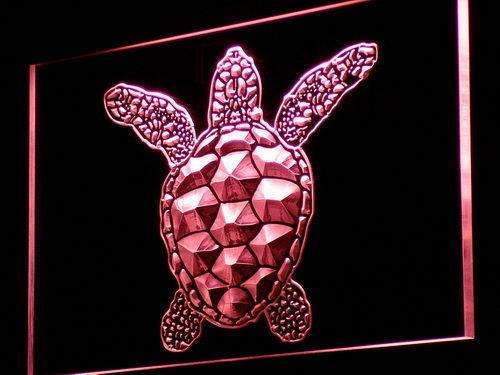 Sea Turtle LED Light Sign - Way Up Gifts