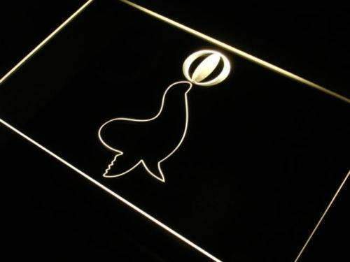 Seal Ocean Animal Decor LED Light Sign - Way Up Gifts