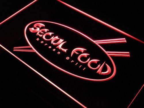 Seoul Food Korean Restaurant LED Light Sign - Way Up Gifts