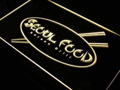 Seoul Food Korean Restaurant LED Light Sign - Way Up Gifts