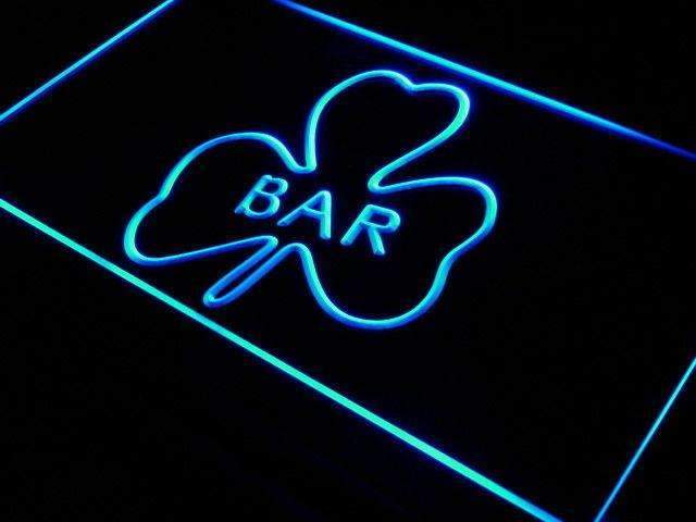 Shamrock Irish Bar LED Light Sign - Way Up Gifts