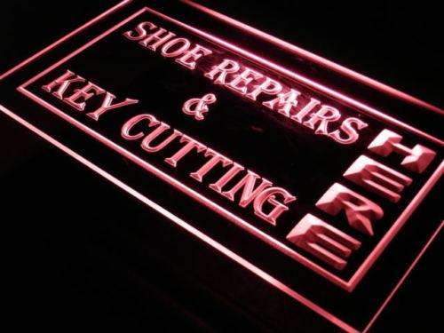 Shoe Repairs Key Cutting LED Light Sign - Way Up Gifts