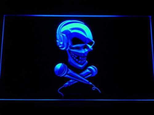 Skull Headphones LED Light Sign - Way Up Gifts