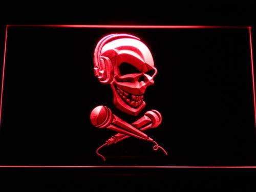 Skull Headphones LED Light Sign - Way Up Gifts