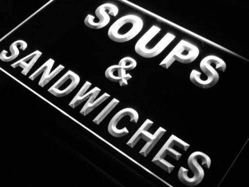 Soups Sandwiches LED Light Sign - Way Up Gifts