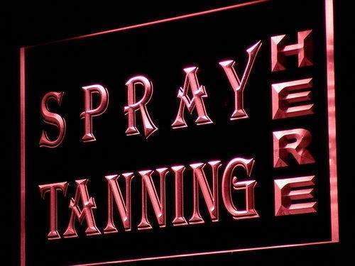 Spray Tanning LED Light Sign - Way Up Gifts