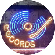 Turntable Music Records LED Light Sign - LED Gift Works