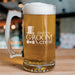 Groom Crew Big 25 oz. Glass Mug - Engraved Groomsmen Beer Mug - Way Up Gifts