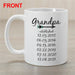 Dad Established Mug - Personalized Dad Coffee Mug with Year Established - Way Up Gifts