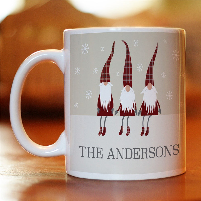 Welcome Gnome Coffee Mug - Personalized Gnome-Themed Mug - LED Gift Works