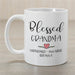 Blessed Grandma Coffee Mug - Custom Grandmother Mug with Blessed Message - Way Up Gifts