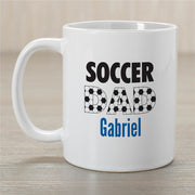 Personalized Sports Mug - Custom Gift for Sports Fans - LED Gift Works