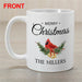 Cardinal Christmas Coffee Mug - Personalized Bird Holiday Mug - Way Up Gifts