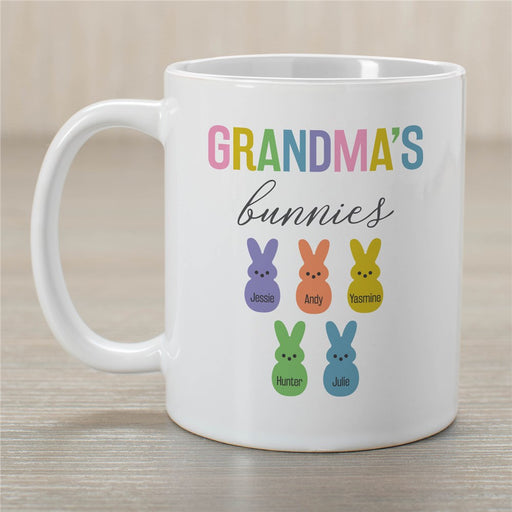 Grandma's Bunnies Mug - Personalized Easter Mug for Grandma with Bunny Designs - Way Up Gifts
