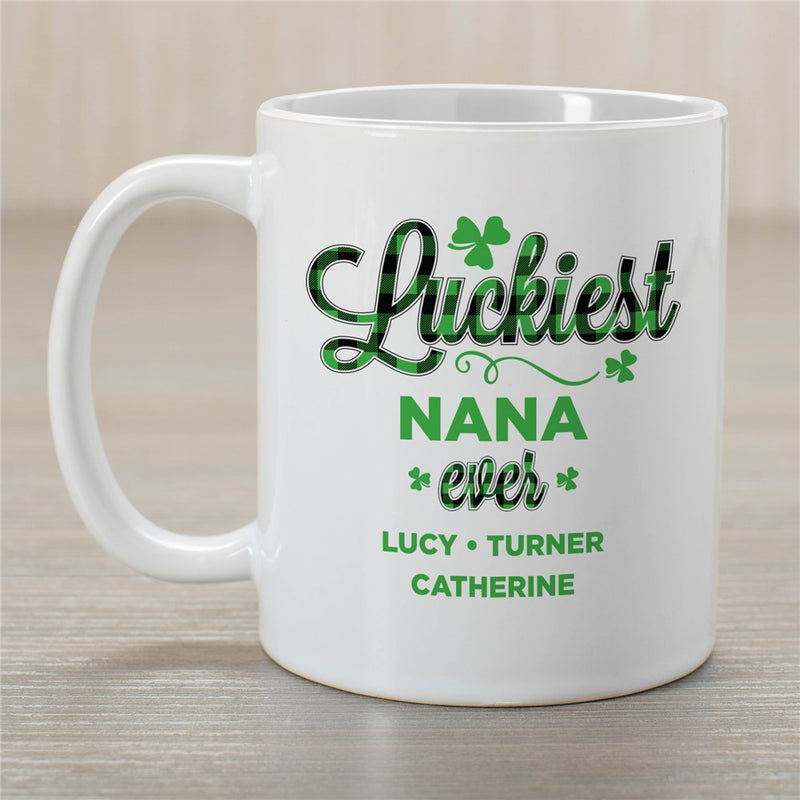 Luckiest Ever Coffee Mug - Personalized St. Patrick's Mug - LED Gift Works