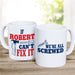 Fix It Coffee Mug White 11Oz - Personalized Handy Dad or DIY Coffee Mug - Way Up Gifts