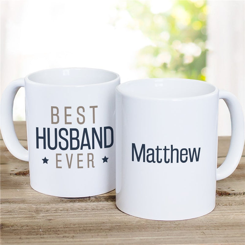 Best Husband Ever Mug - Custom Coffee Mug for Husband with Heartfelt Design - LED Gift Works