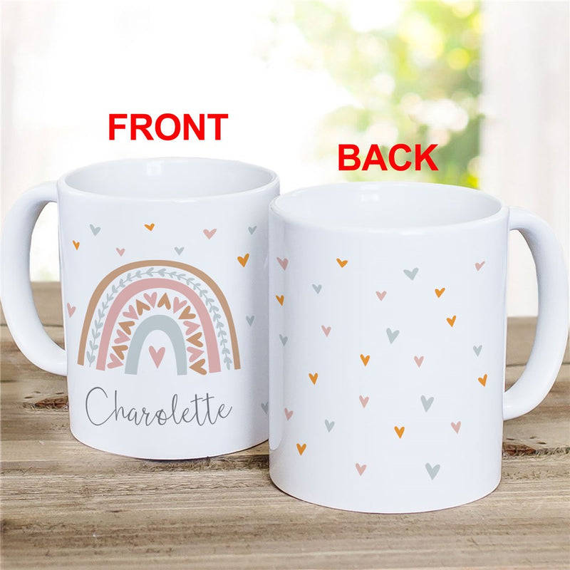 Rainbow Coffee Mug - Personalized Bright and Cheerful Gift - LED Gift Works