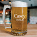 Any Name Big Sports Glass Mug - Way Up Gifts
