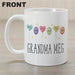 Grandma Balloons Coffee Mug - Custom Balloon Design Mug with Grandchildren's Names - Way Up Gifts