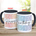 Colorful Happy Birthday Black Handle Coffee Mug - Birthday Coffee Mug with Vibrant Colors - Way Up Gifts
