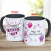 Birthday Banner Mug - Pink & Purple Personalized Celebration Mug - Way Up Gifts