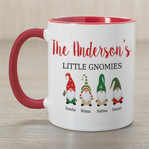 Little Gnomies Mug - Personalized Cute Gnome Mug - Way Up Gifts